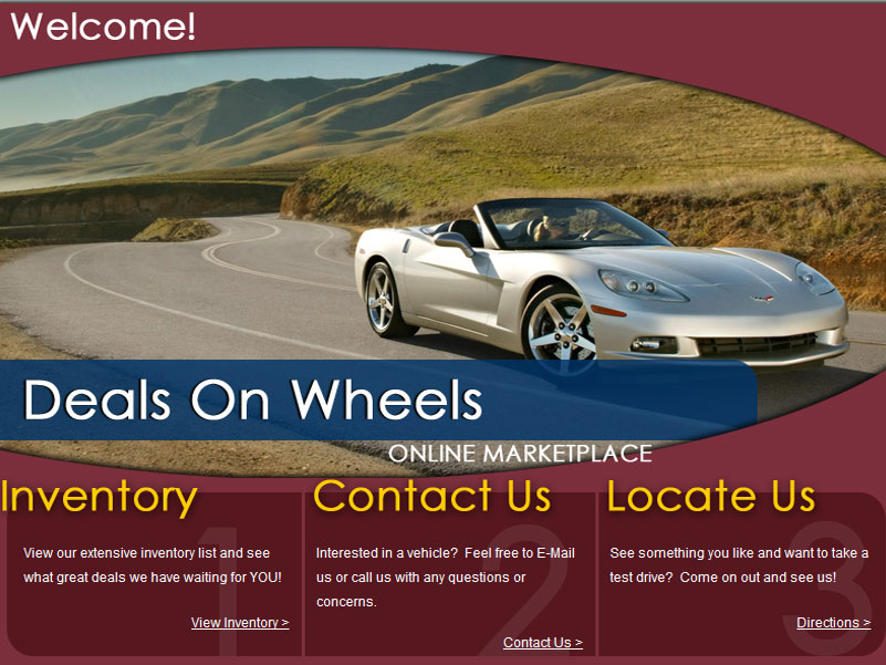The first dealer website template KGI built in 2007