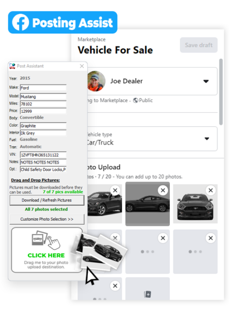 The KGI Facebook Marketplace Posting Assistant tool
