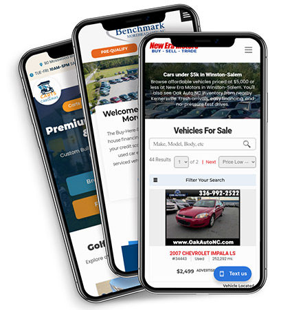 A KGI dealer site loaded on a phone